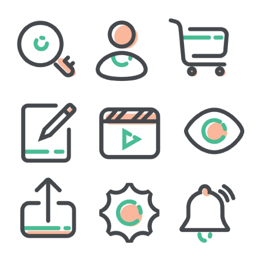 Lifestyle Tritone Icons Collection