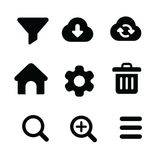 Solid Cloud & UI Symbols Collection